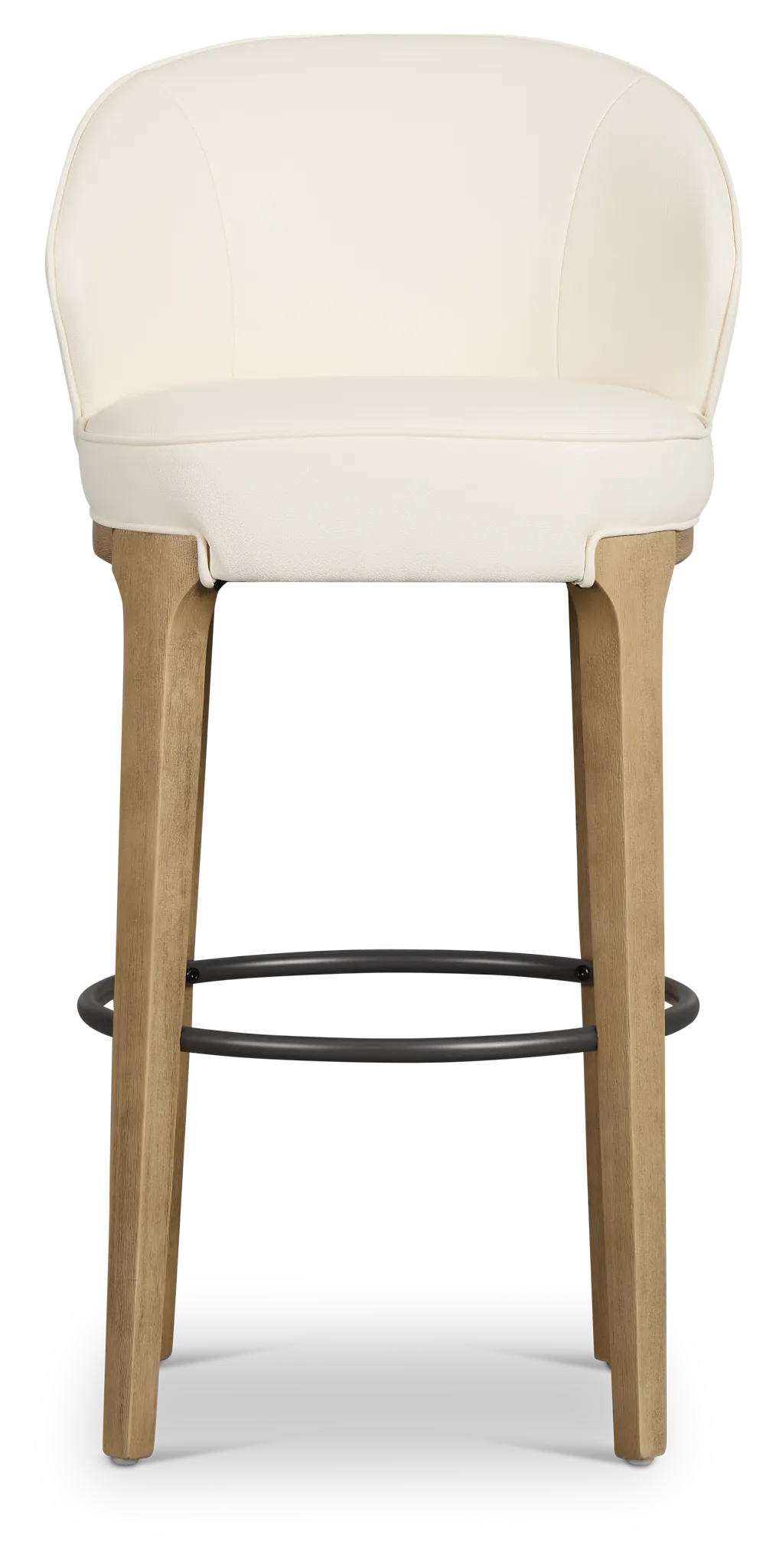 Libby Whitemicro 30" Upholstered Barstool