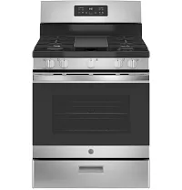 Ge 66 Series Stainless Steel 30" Gas Range