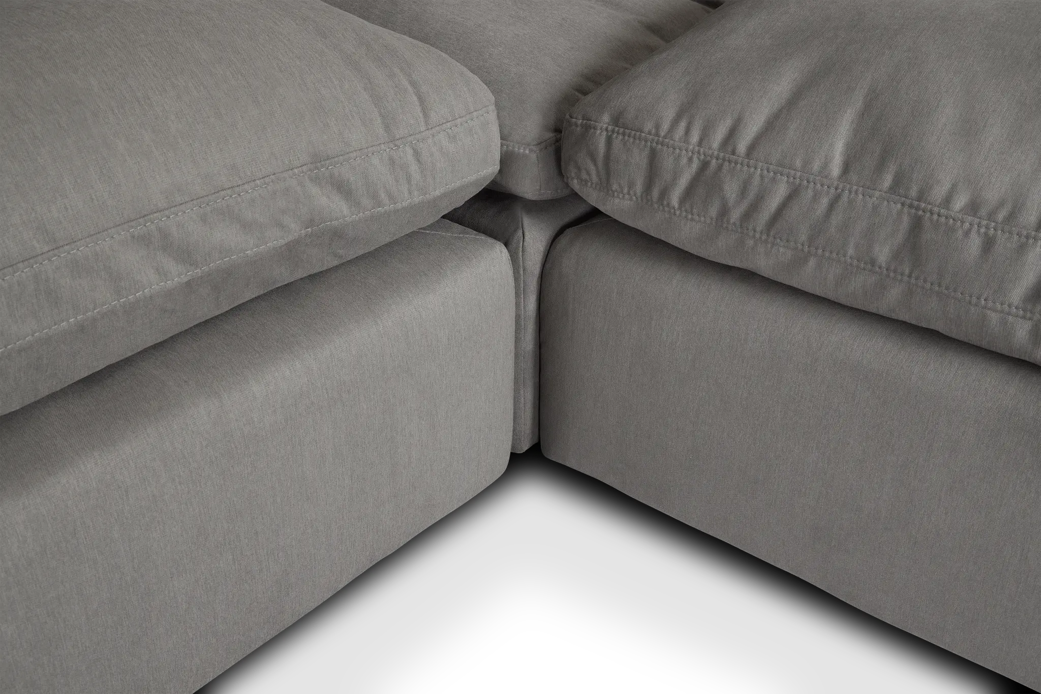 Nixon Light Gray Fabric 5-piece Modular Sectional Nixon Light Gray Fabric 5-piece Modular Sectional