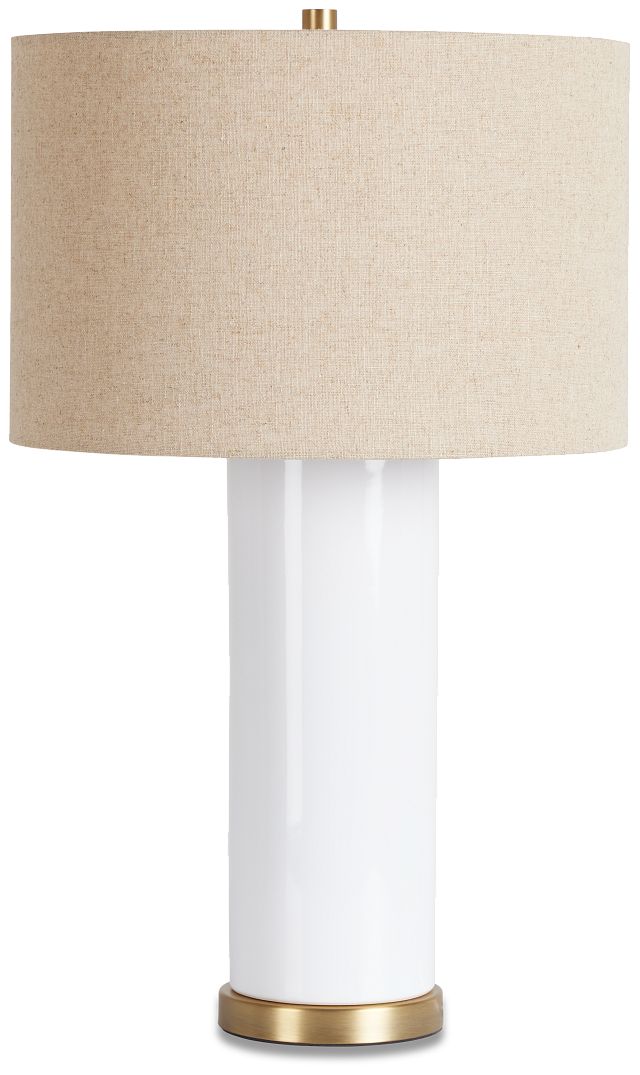 Larsen White Table Lamp