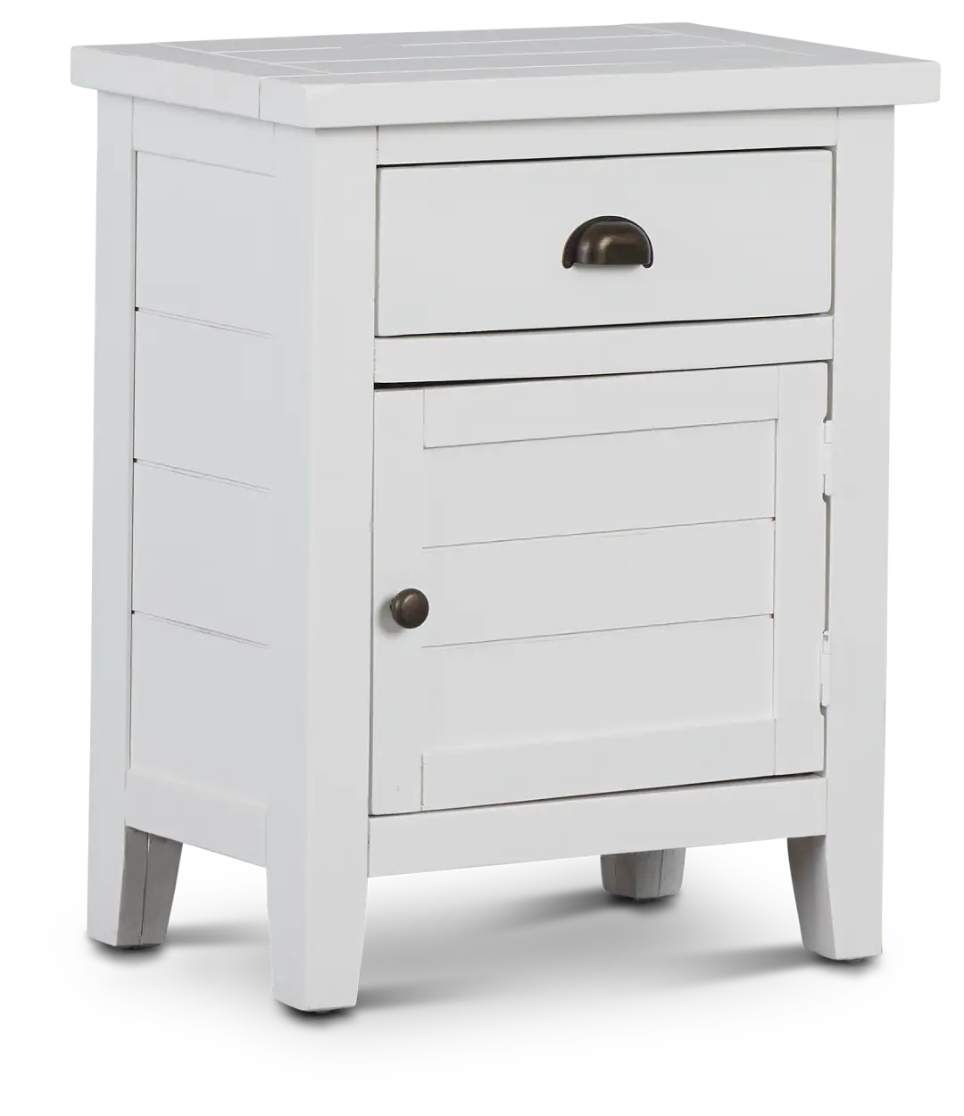 Bismark White Storage Accent Table Bismark White Storage Accent Table