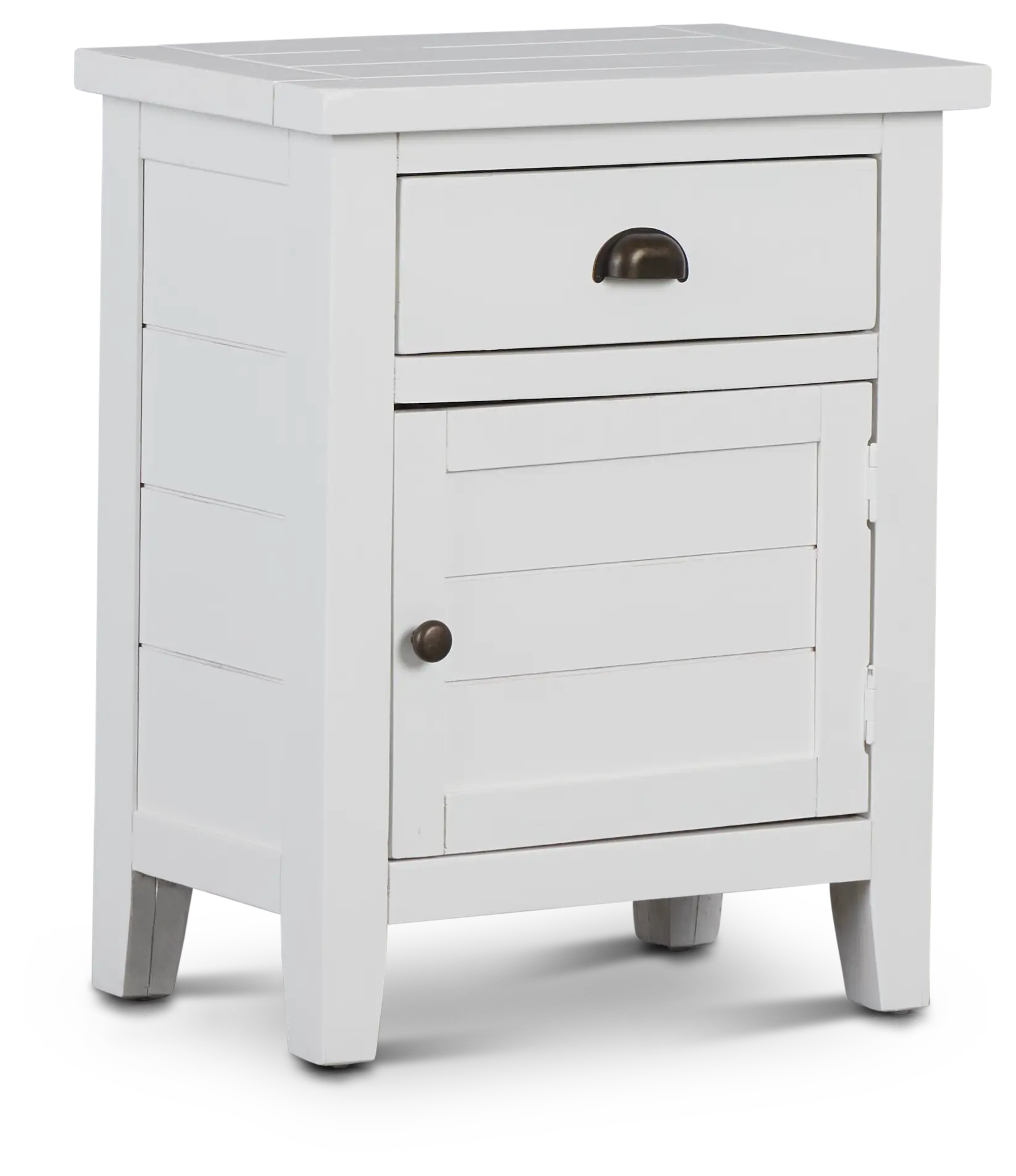 Bismark White Storage Accent Table Bismark White Storage Accent Table