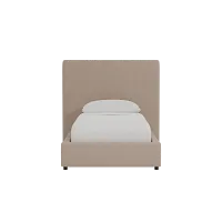 Grayton Joya Beige 54" Upholstered Platform Bed