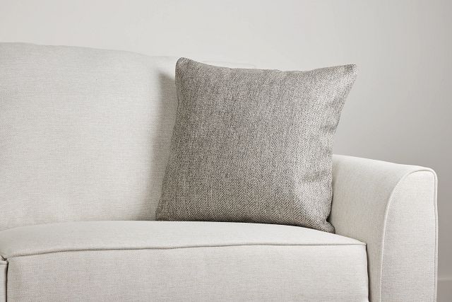 Avery Dark Gray 20" Accent Pillow