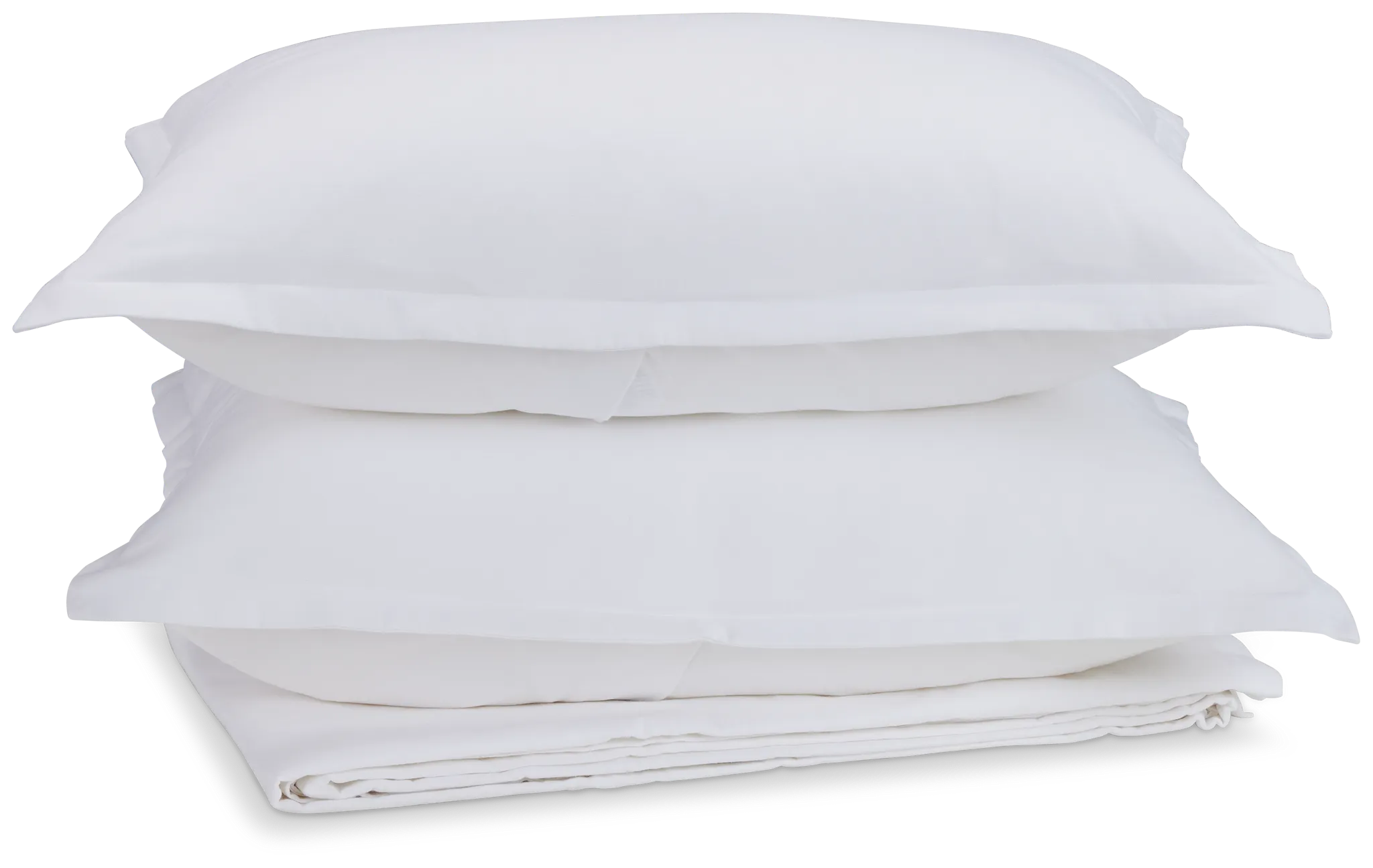 Arcadi White 3-piece Duvet Set