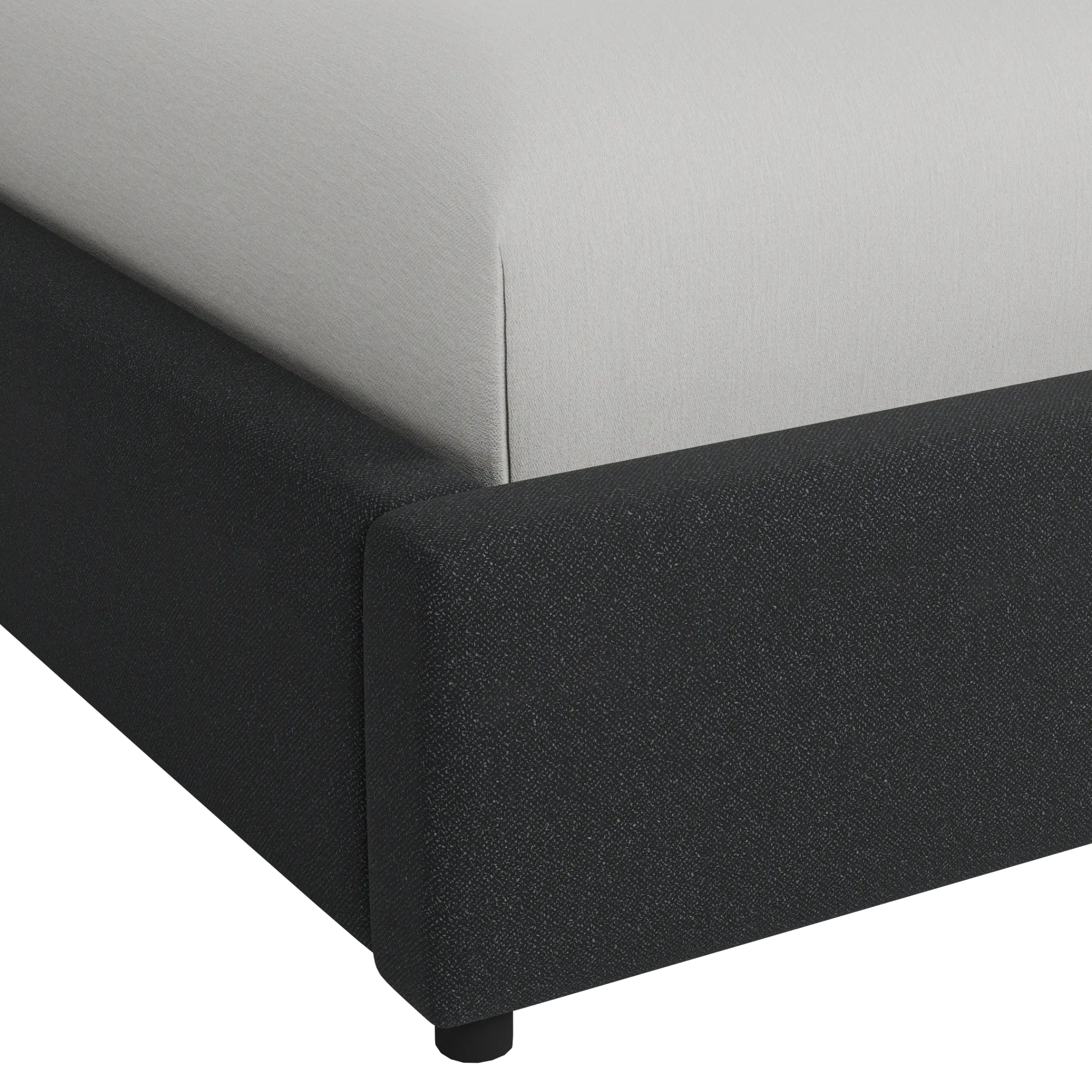 Grayton Elite Black 44" Upholstered Platform Bed Grayton Elite Black 44" Upholstered Platform Bed