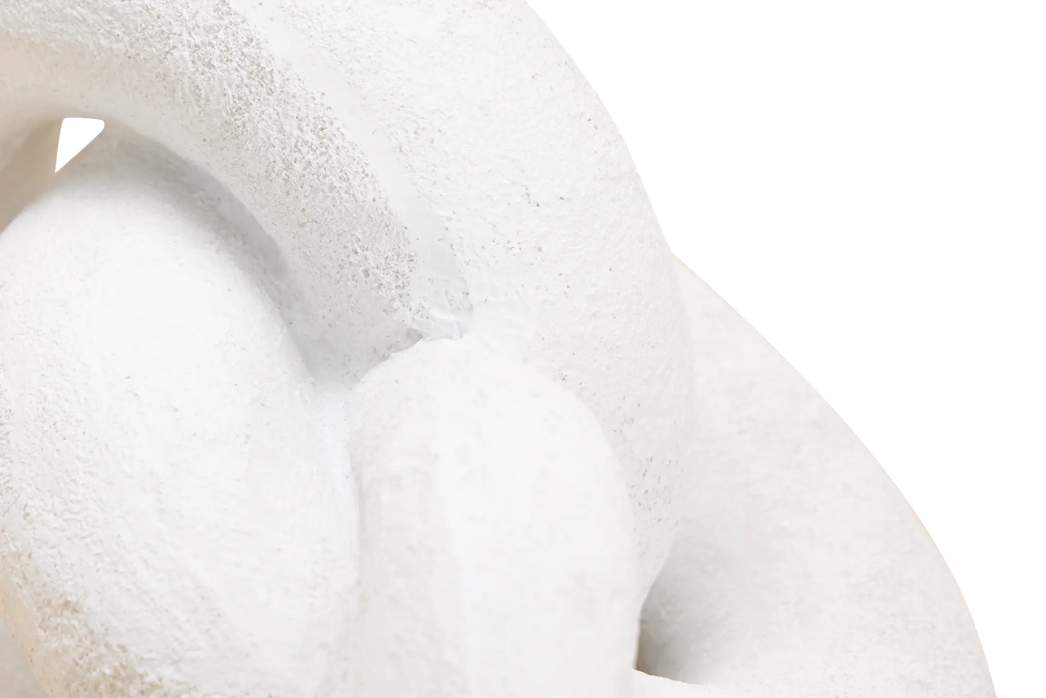 Damla White Resin Sculpture Damla White Resin Sculpture