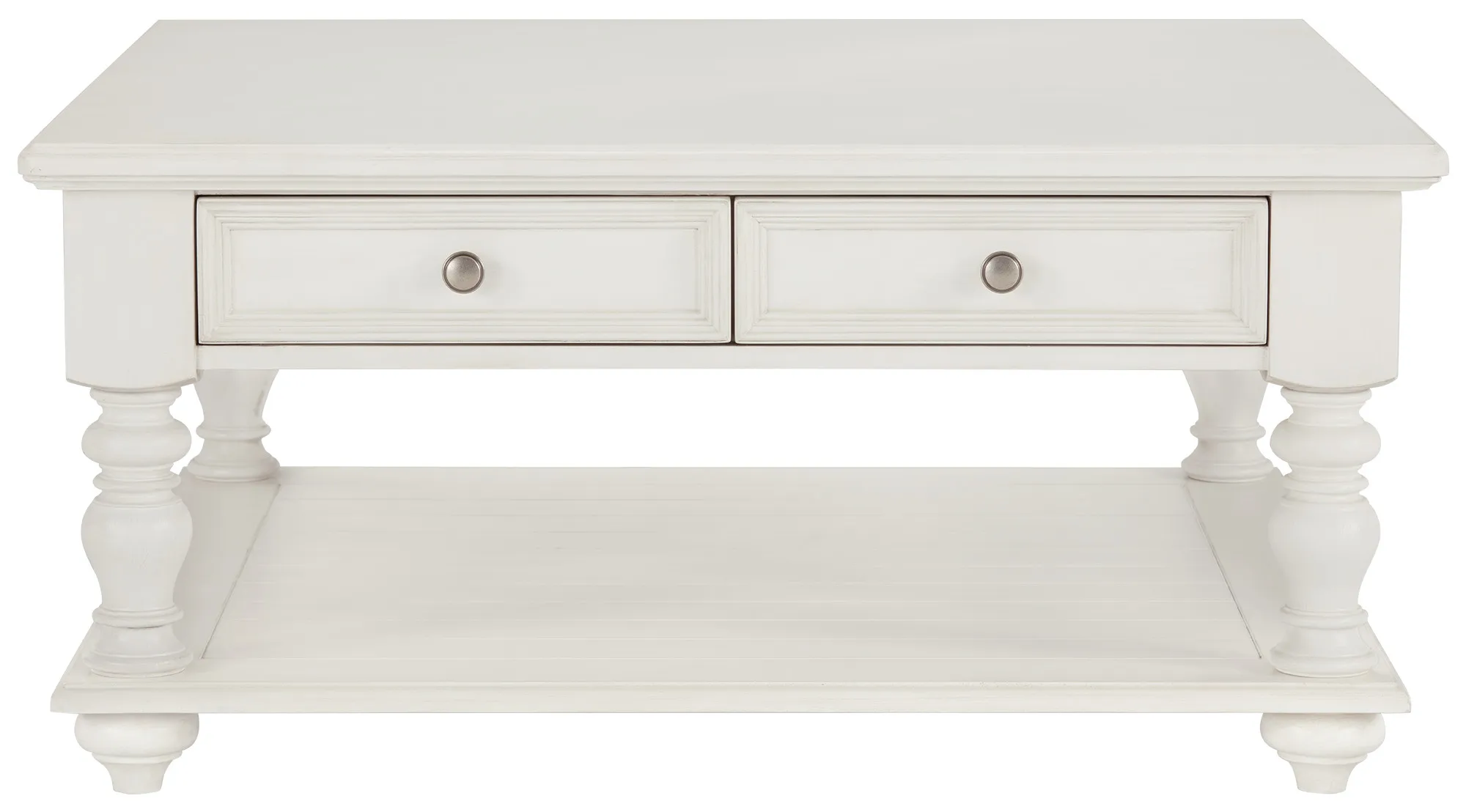 Savannah Ivory Storage Square Coffee Table