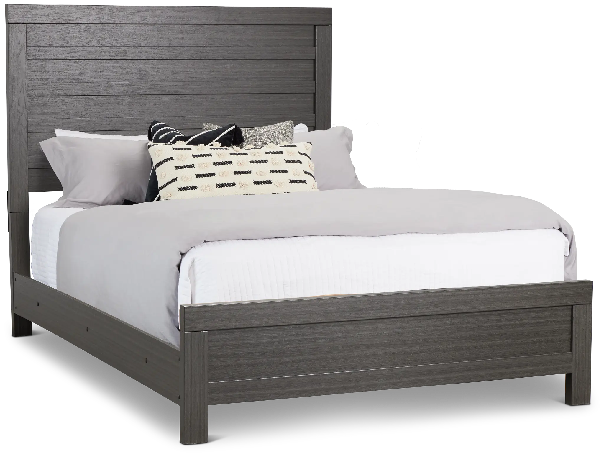 Everett Gray Panel Bed Everett Gray Panel Bed