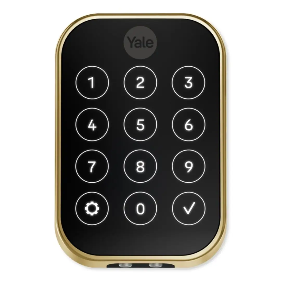 Yale Pro 2 Pushbutton Bluetooth Brass Key-free Touchscreen Door Lock Yale Pro 2 Pushbutton Bluetooth Brass Key-free Touchscreen Door Lock