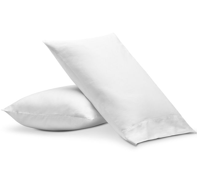Rest & Renew Organic Cotton White 300 Thread Set Of 2 Pillowcases