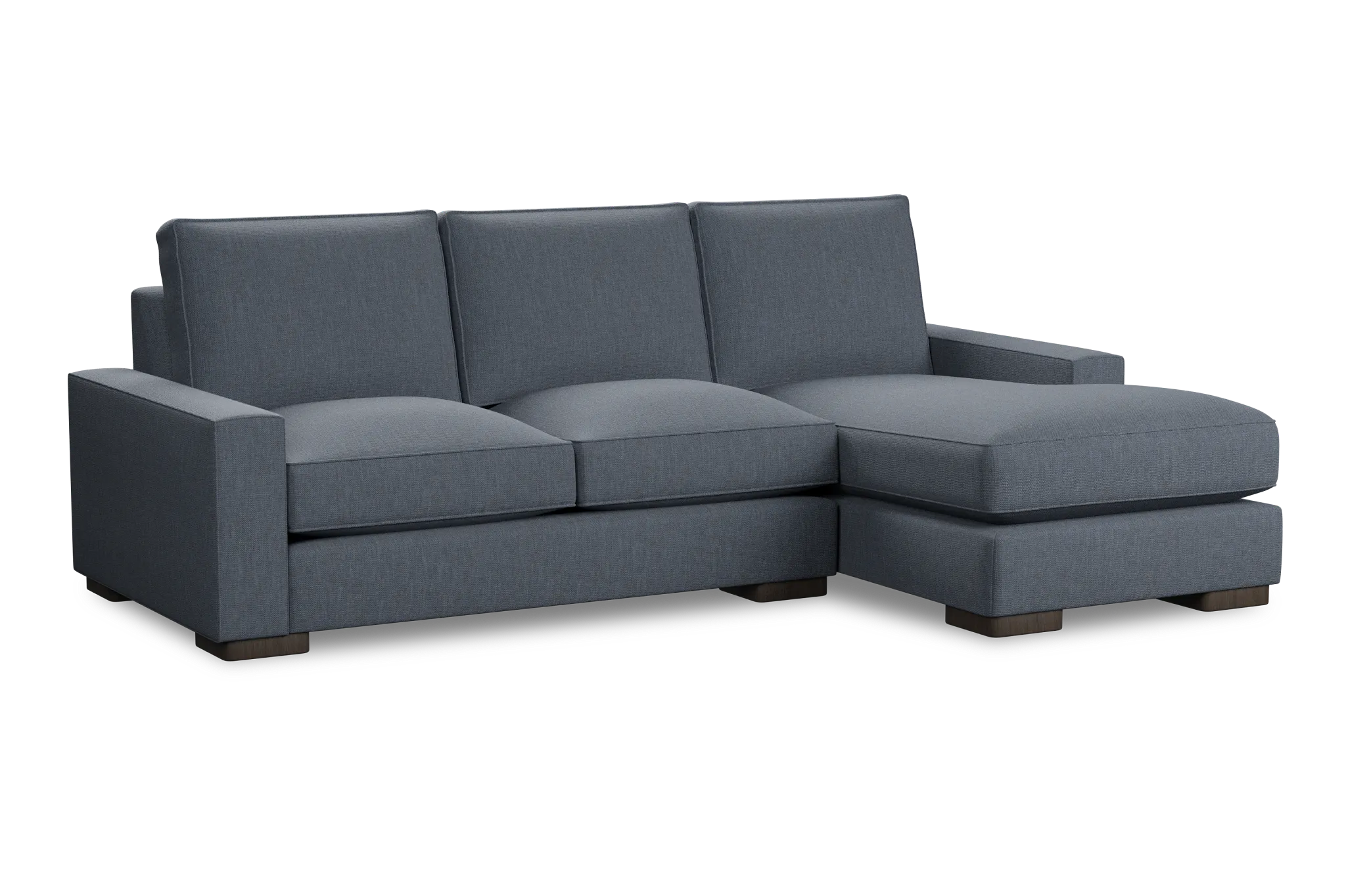 Edgewater Victory Dark Blue Right Chaise Sectional