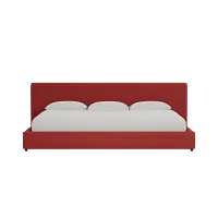 Grayton Elite Red 44" Upholstered Platform Bed