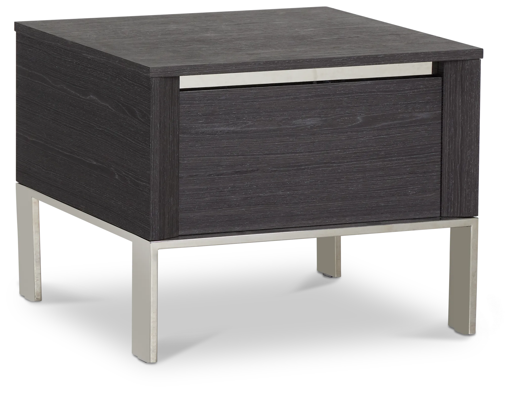 Vancouver Dark Gray Square End Table