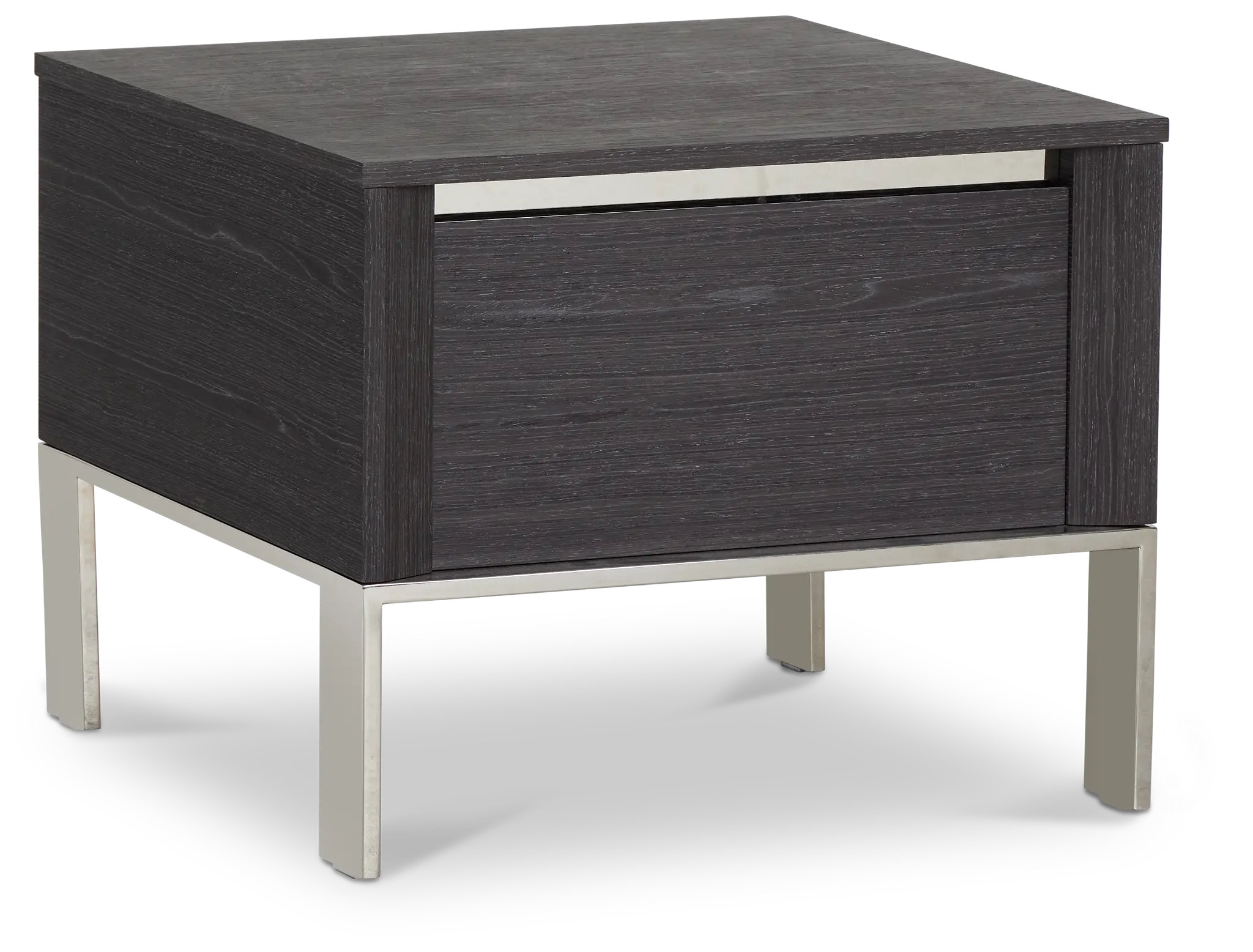 Vancouver Dark Gray Square End Table Vancouver Dark Gray Square End Table