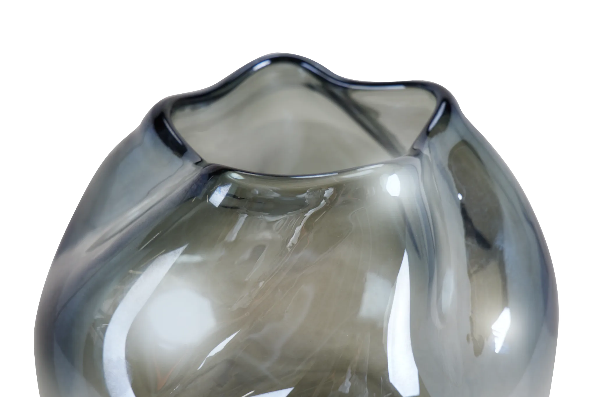 Tinley Dark Gray Small Vase