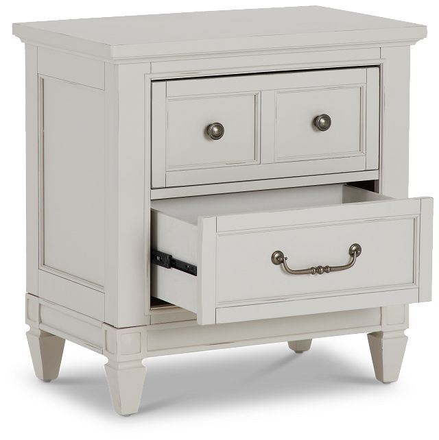 Alexandria Ivory 2-drawer Nightstand