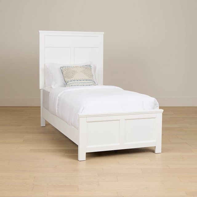 Seabrook White Panel Bed