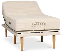 Avocado Eco Organic Cushion Firm Eco Plus Adjustable Base Mattress Set