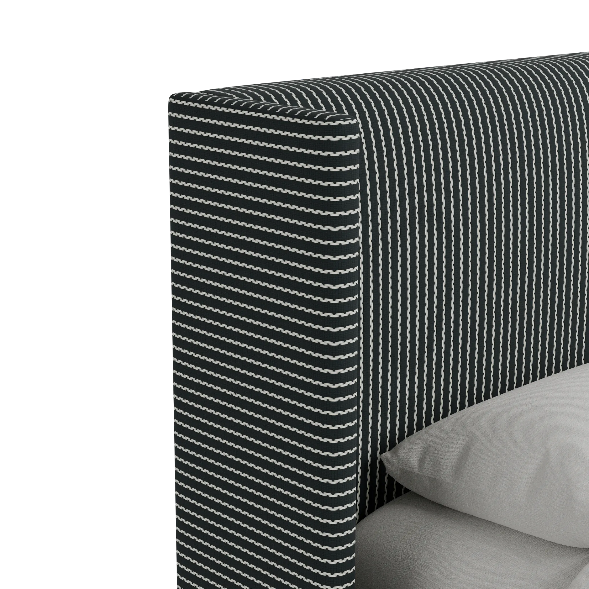 Captiva Lucy Navy 48" Upholstered Shelter Bed