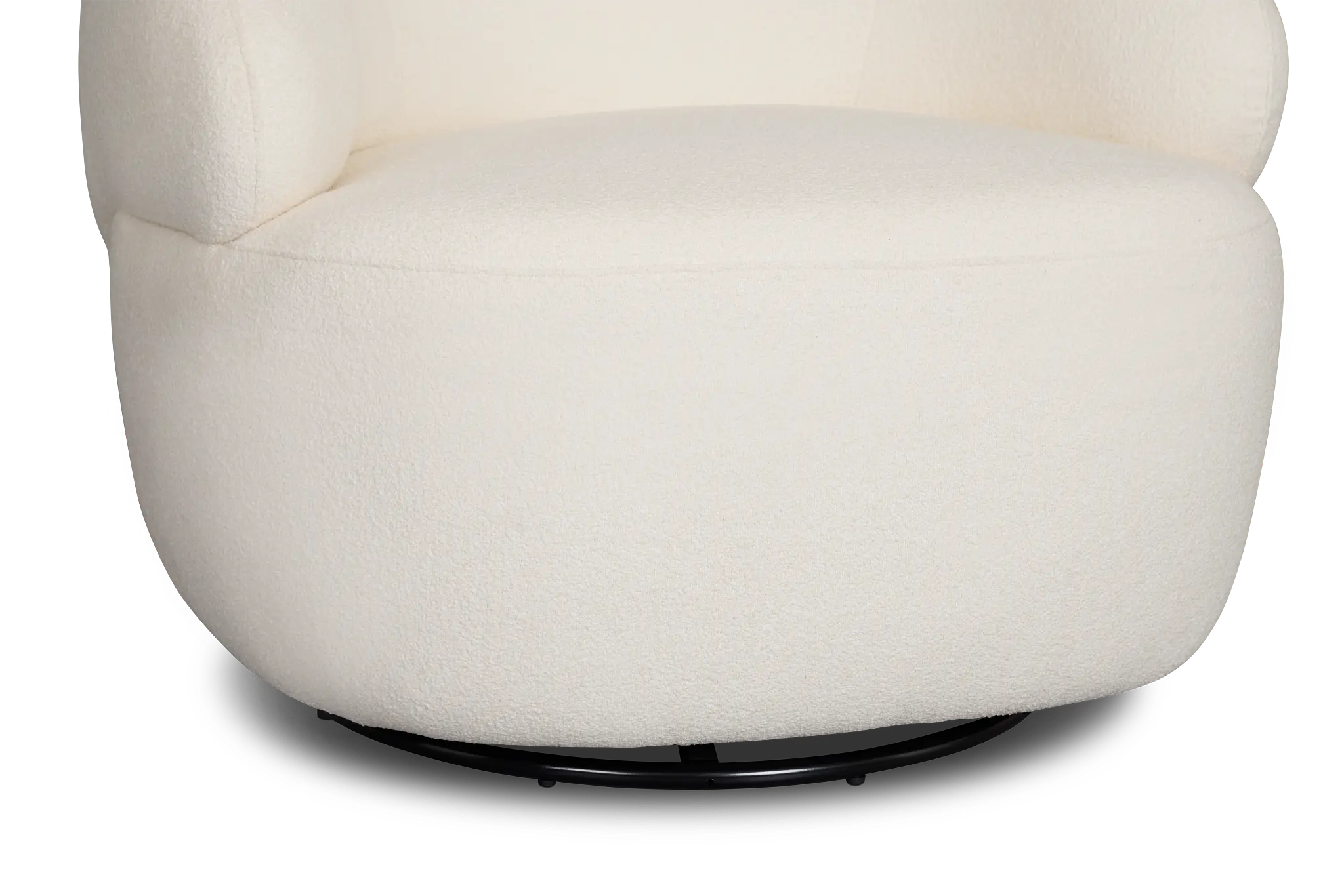 Catalina White Fabric Swivel Chair Catalina White Fabric Swivel Chair
