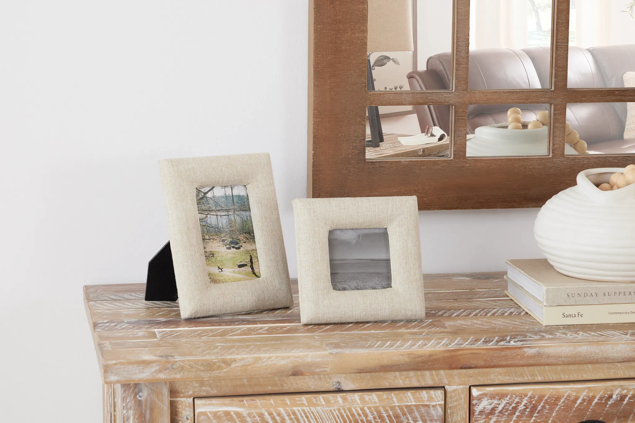 Kartell White Set Of 2 Picture Frame