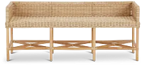 Banzai Light Tone Woven Bench