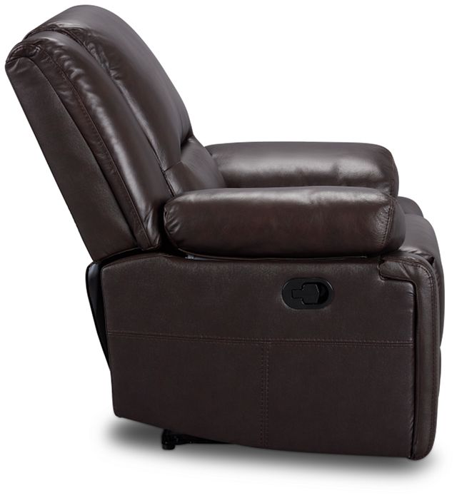 Peyton Dark Brown Lthr/vinyl Recliner