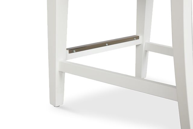 Cape Cod Ivory 24" Upholstered Barstool