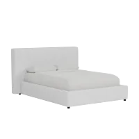 Grayton Peyton White 44" Upholstered Platform Bed