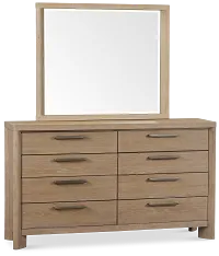 Alton Light Tone Dresser & Mirror