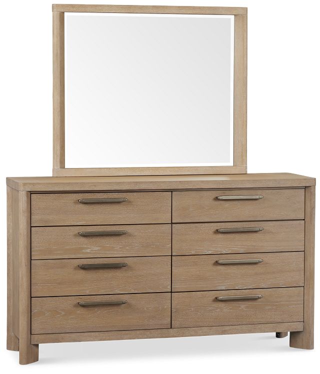 Alton Light Tone Dresser & Mirror