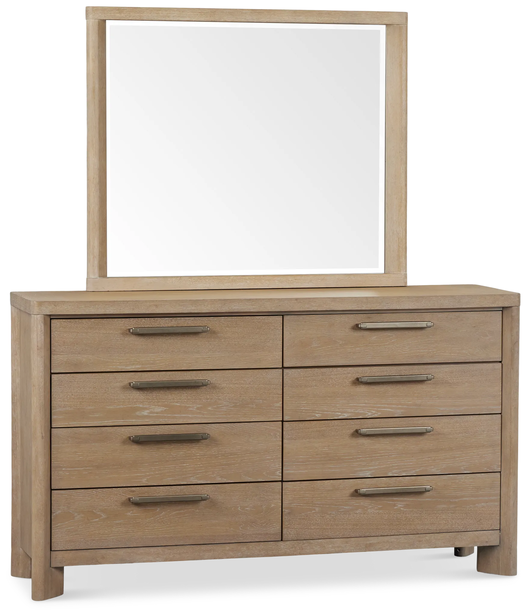 Alton Light Tone Dresser & Mirror
