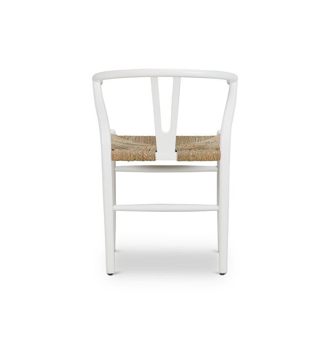Moya White Wood Side Chair