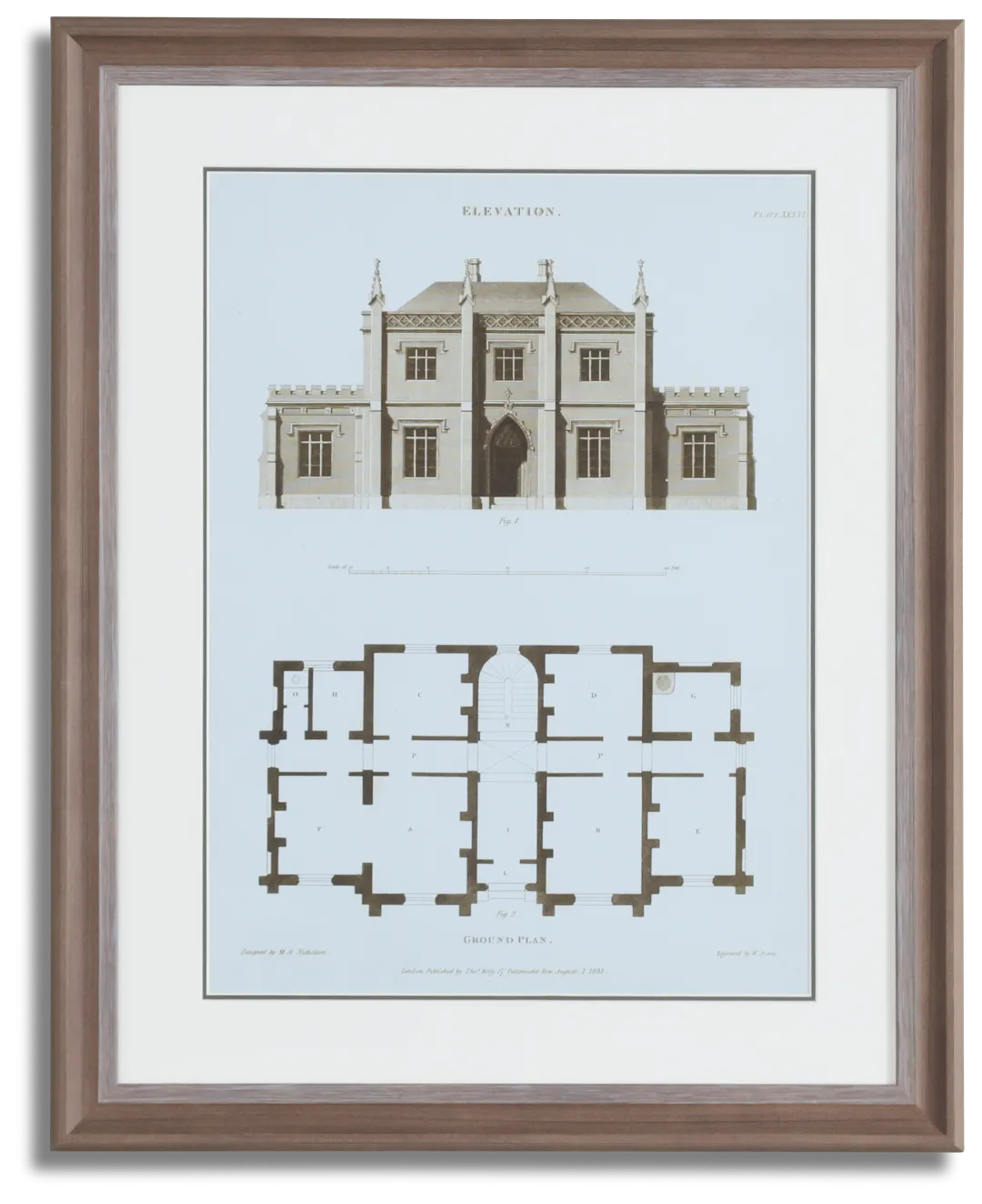 Model Beige Framed Wall Art