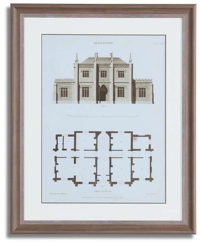 Model Beige Framed Wall Art