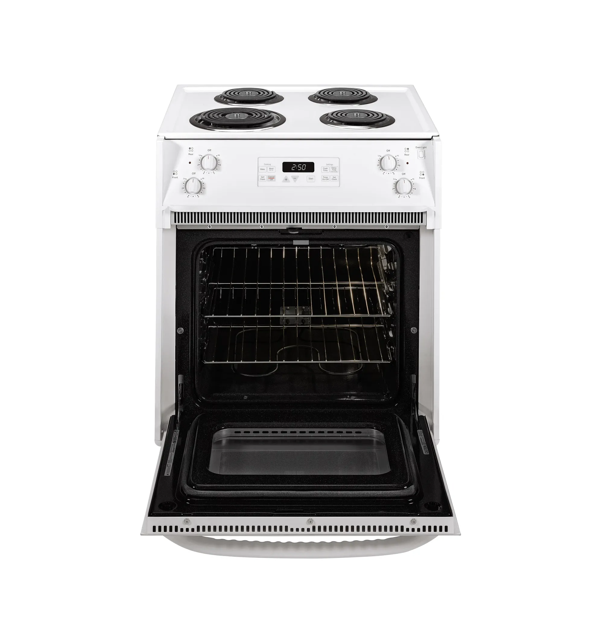 Ge 250 Series White 27" Electric Range