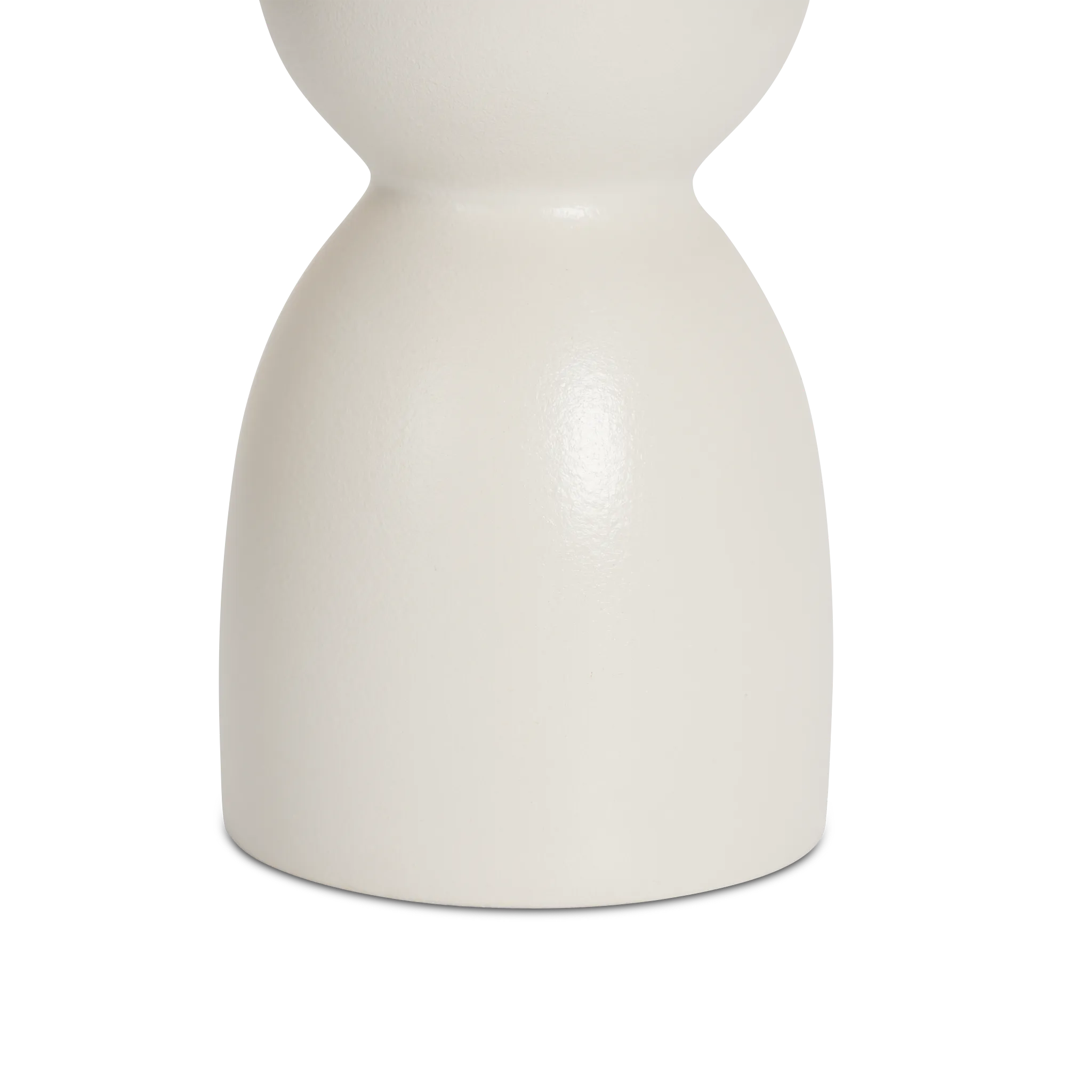 Olea White Small Candle Holder