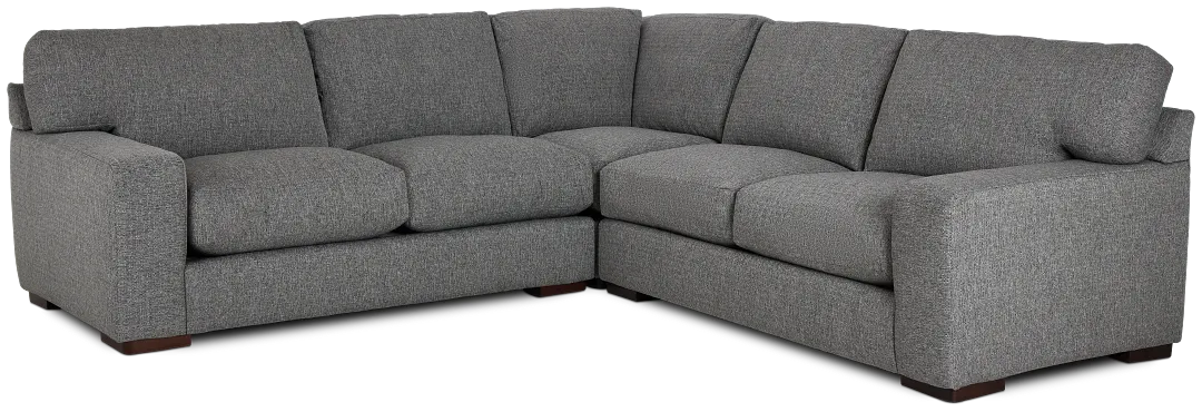 Veronica Dark Gray Down Small Two-arm Sectional