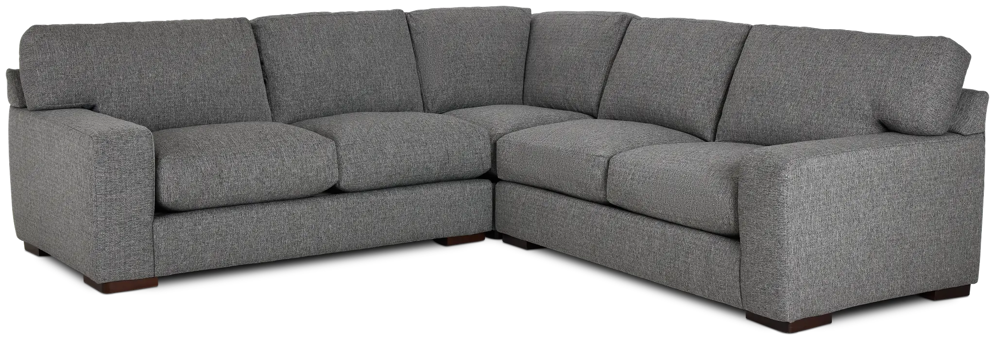 Veronica Dark Gray Down Small Two-arm Sectional Veronica Dark Gray Down Small Two-arm Sectional