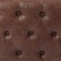 Four Hands Jefferson Brown Leather Trunk