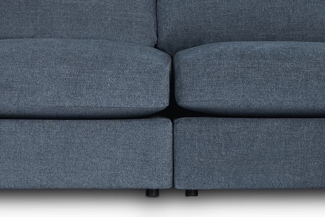 Noah Blue Fabric Large Two-arm Sectional