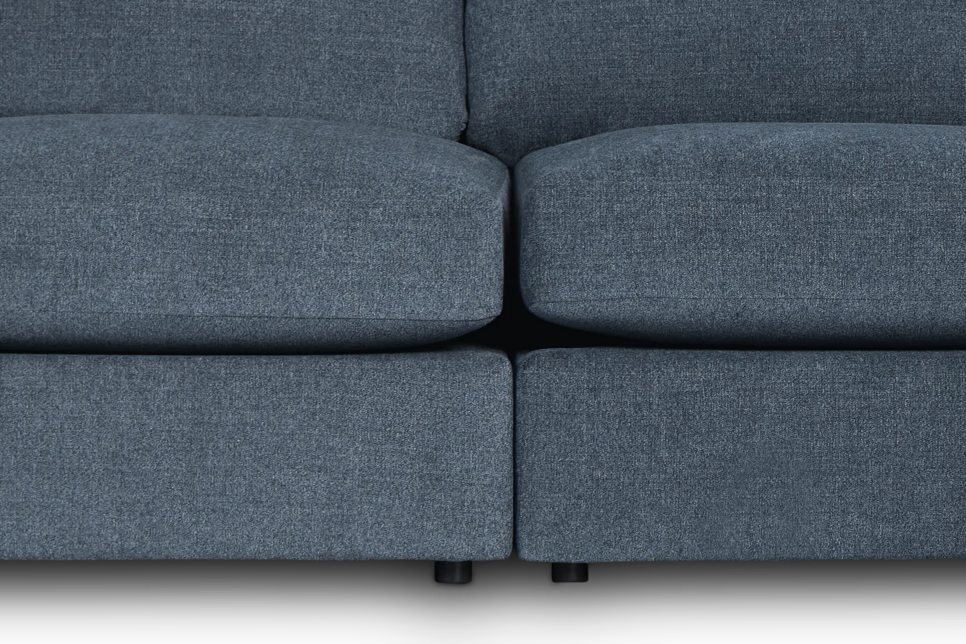 Noah Blue Fabric Large Two-arm Sectional Noah Blue Fabric Large Two-arm Sectional