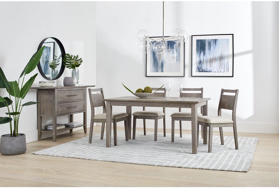 Rockville Light Tone Rect Table 4 Upholstered Chairs Dining Room Sets City Furniture Rockville Light Tone Rect Table 4, Tribeca Coffee Table Value City