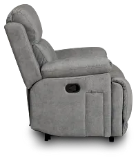Benson Gray Micro Recliner