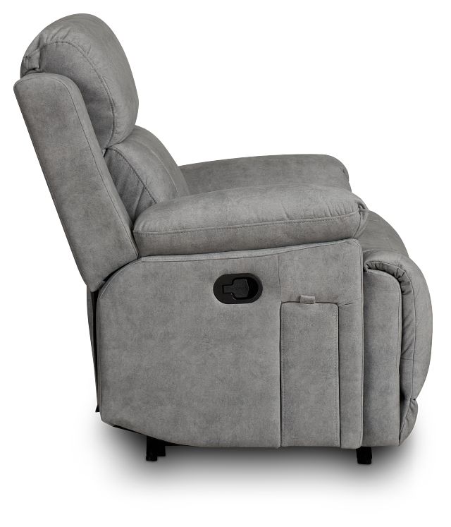 Benson Gray Micro Recliner