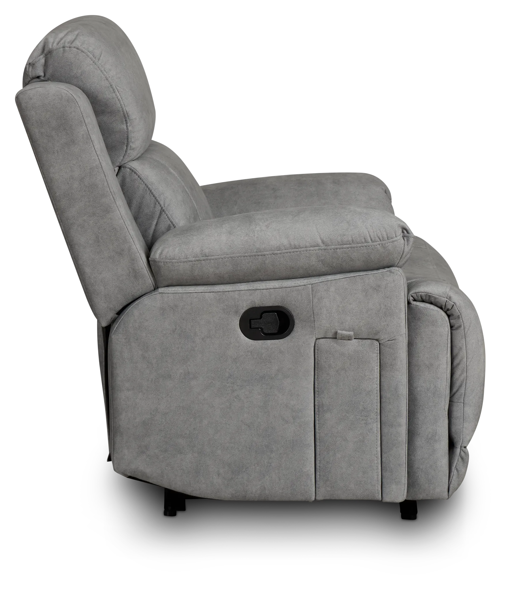 Benson Gray Micro Recliner