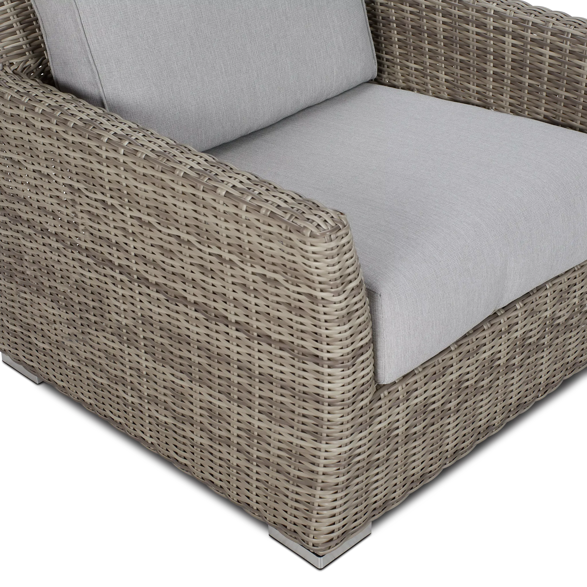 Raleigh Gray Woven Chair