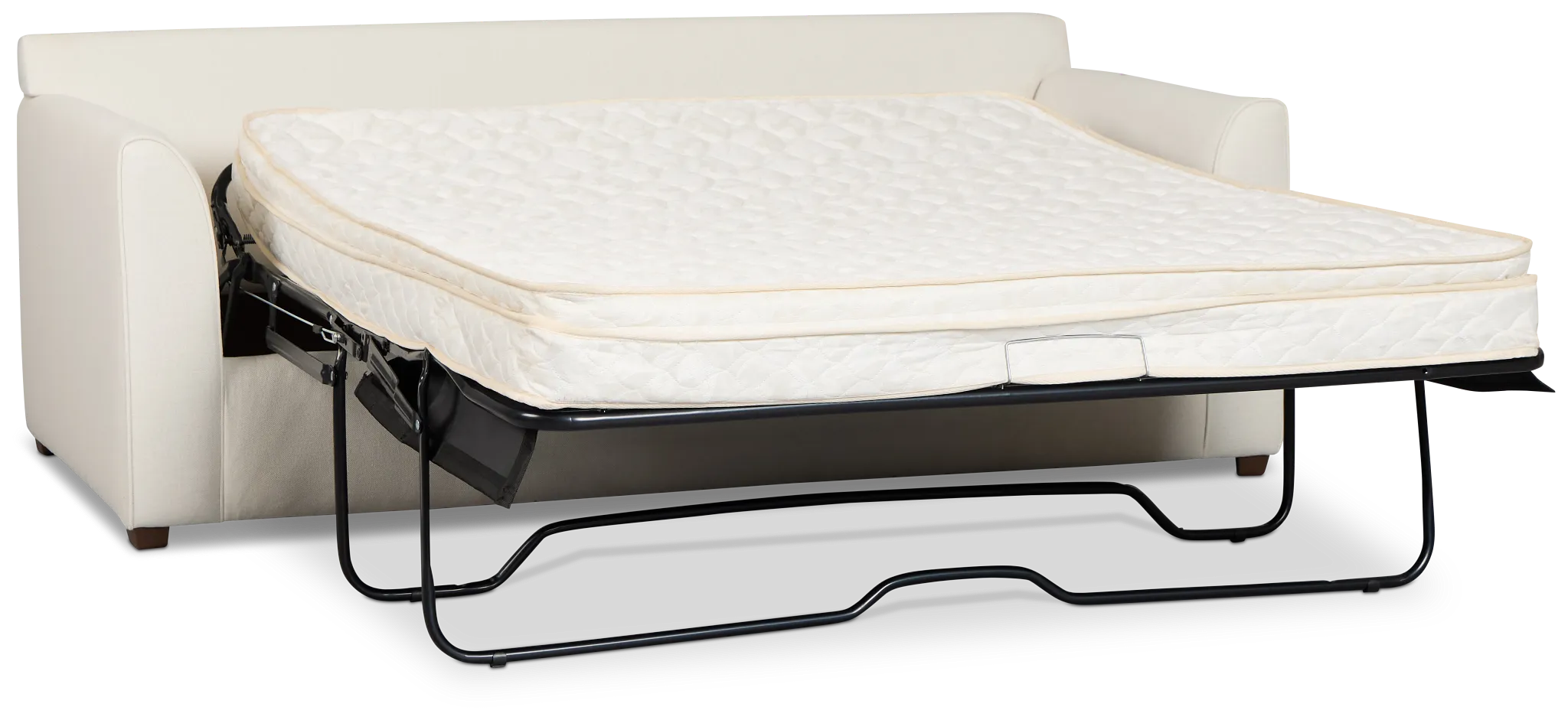 Tate Light Beige Fabric Innerspring Sleeper