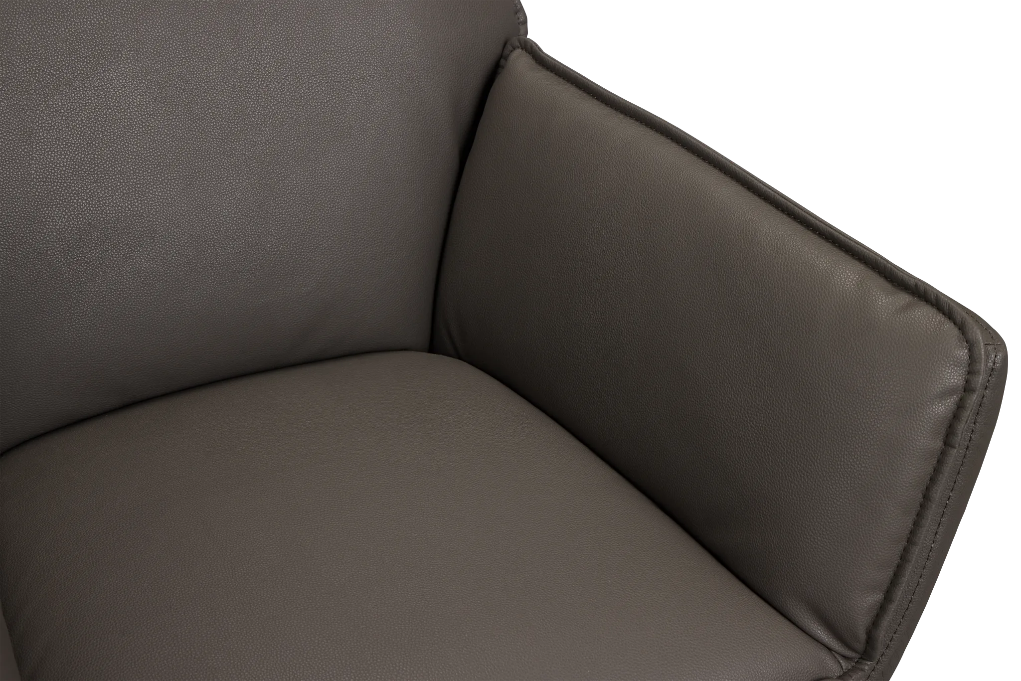 Farley Dark Gray Micro Swivel Accent Chair